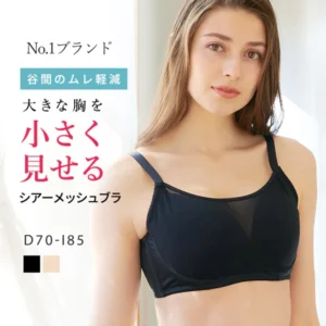 胸を小さく見せるシアーメッシュブラ